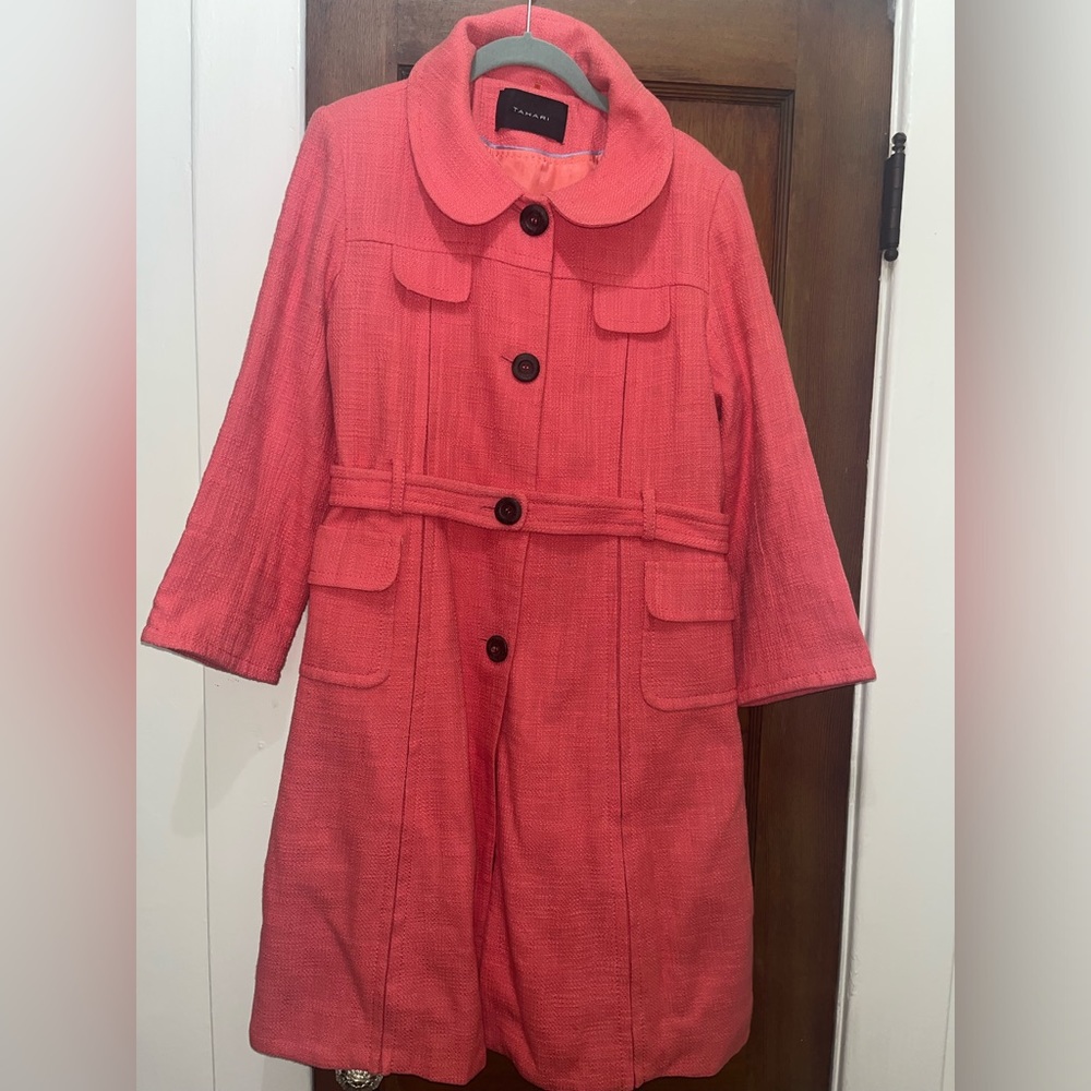 Unique Tahari woven coat